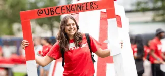 Student at UBC imagine day