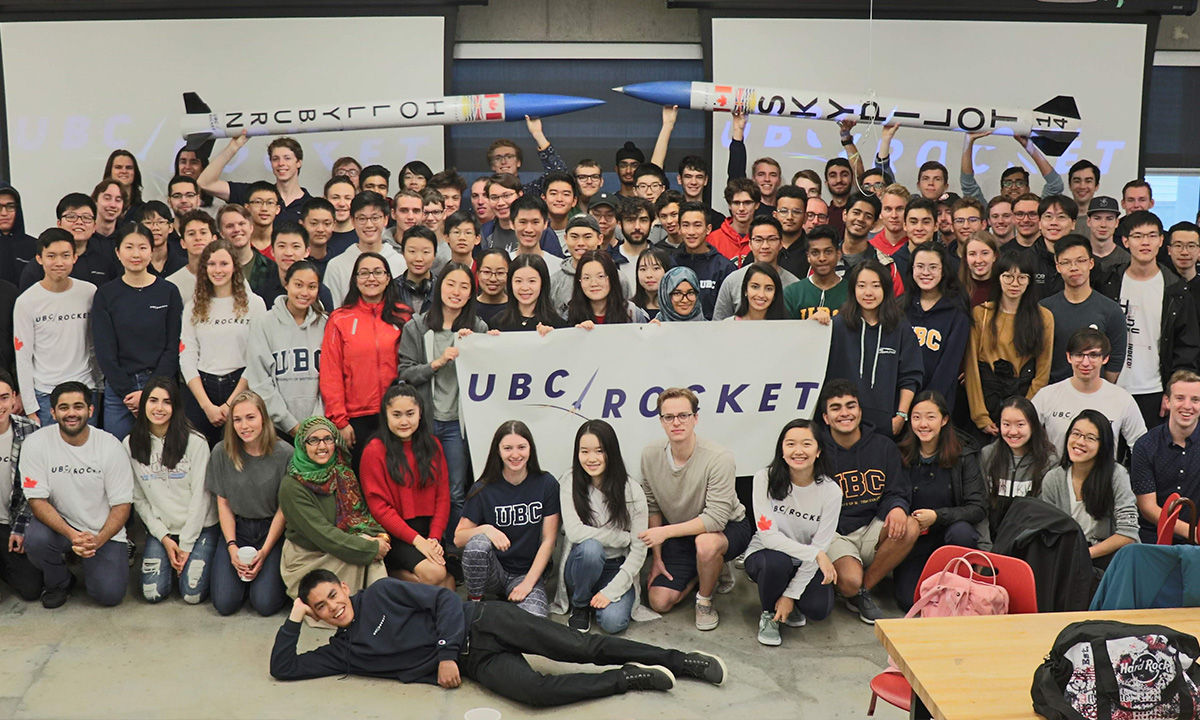 UBC Rocket Team Photo
