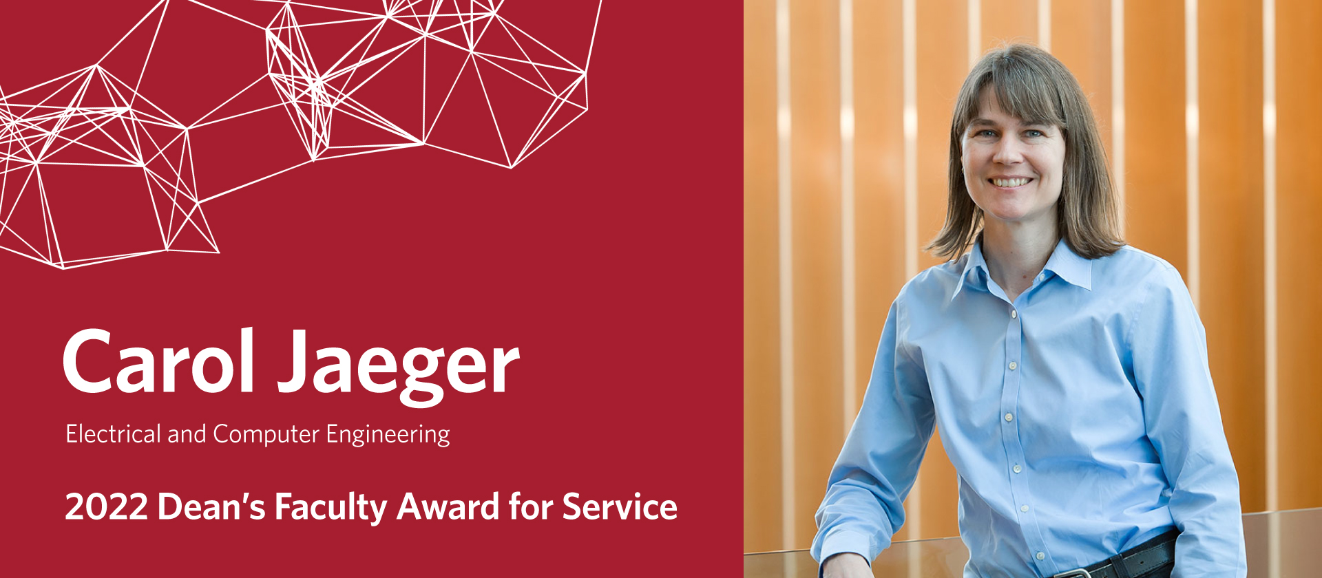 2022 Dean's Faculty Award for Service: Carol Jaeger