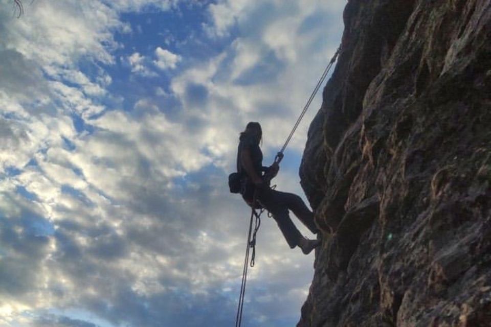 rock climbing