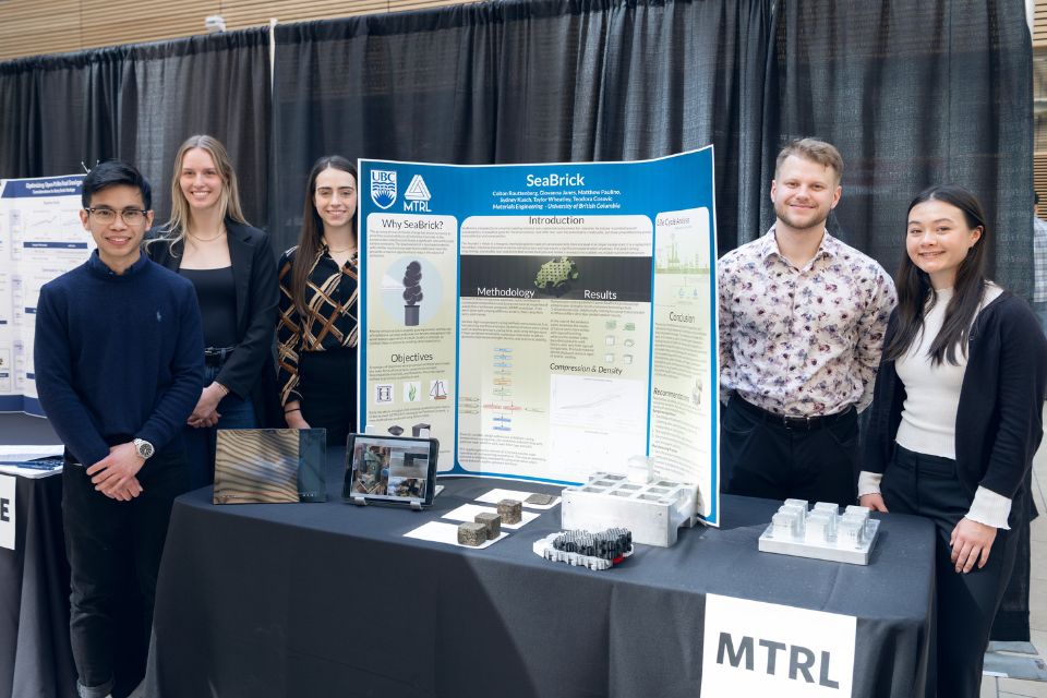 UBC Materials Engineering students showcase their 2023 Capstone project