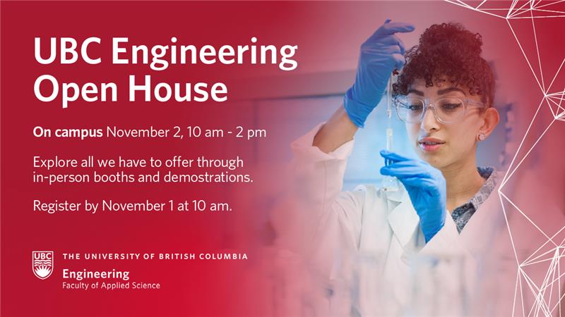 Ubc Engineering Open House On Campus Vancouver Event Ubc Engineering Ubc Engineering Open House On Campus Vancouver Event Ubc Engineering