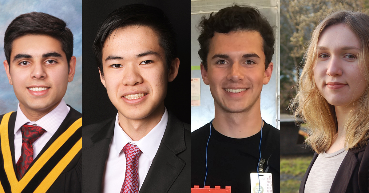 Ali Janjiana, Andrew Tong, Gibson Clark and Miranda Andersen
