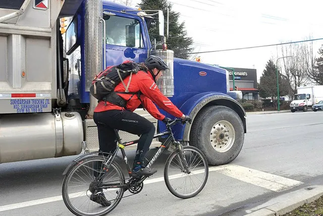A cyclist