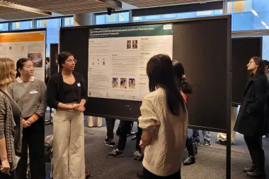 Green Joule members presenting their poster at MURC