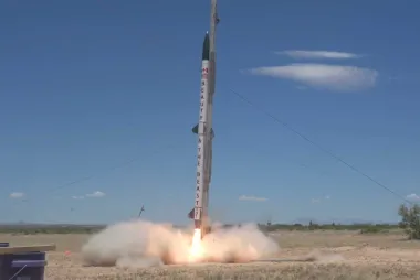 Rocket launching at a competition