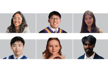 Six student who won the Schulich Leader scholarship