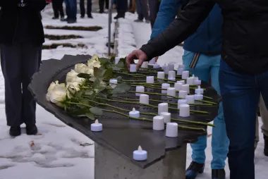rose and candles