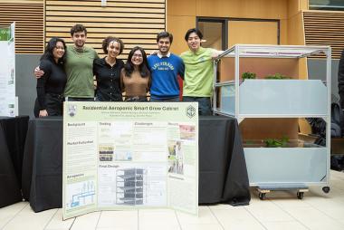 Designing an aeroponic smart grow cabinet design team