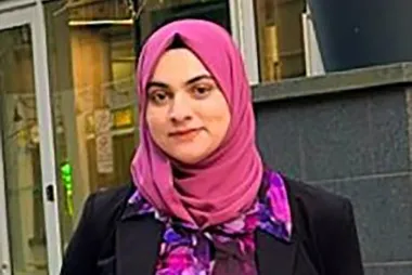 Saba Saleem smiling