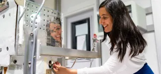 Woman in a lab
