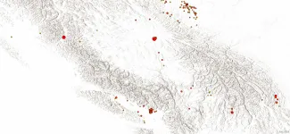 Map of CO2 emissions from industrial sources across BC