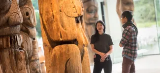 Inside the UBC Museum of Anthropology. Photo credit: Paul H. Joseph / UBC Brand & Marketing