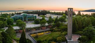 UBC bell tower and campus 