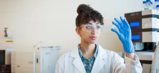 Girl in Lab