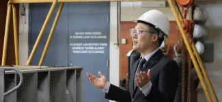 Professor Tony Yang at the Smart Structures Lab