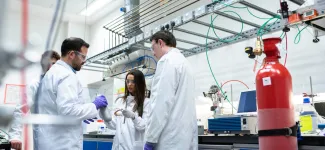 Researchers in a lab