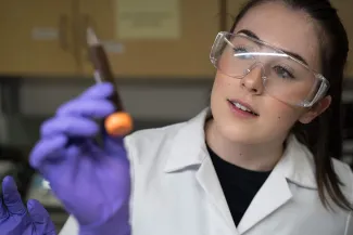 Madisyn in Lab