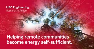 helping remote communities become energy self-sufficient