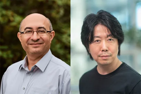 Headshots of Purang Abolmaesumi and Nozomu Yachie