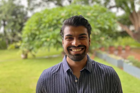 Harishankar Krishnan smiling
