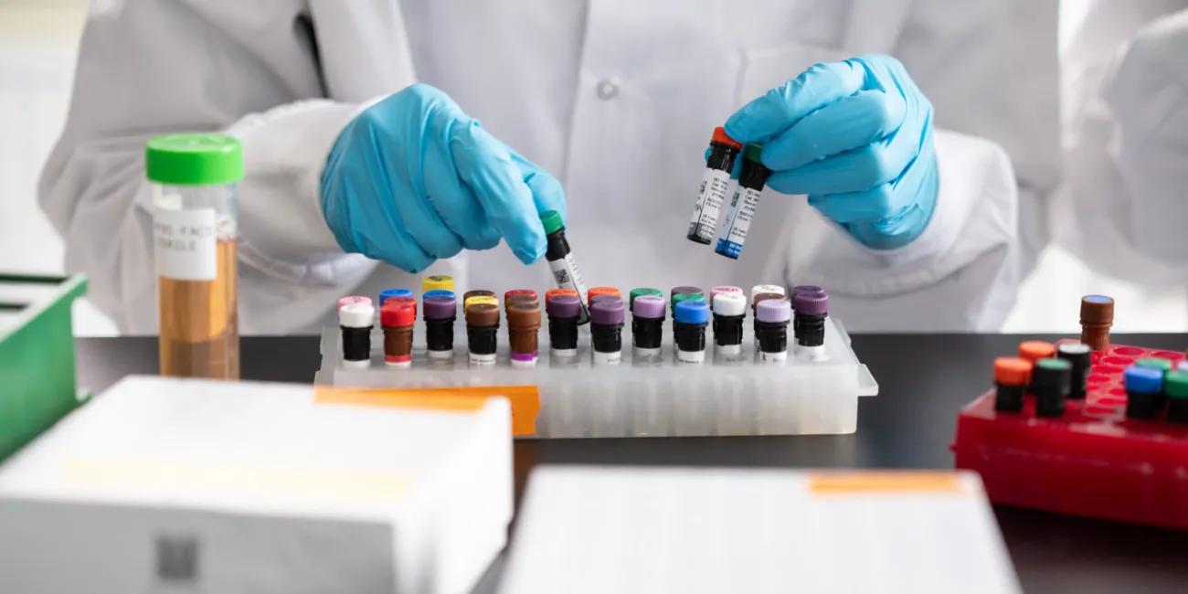 Scientist working in a lab